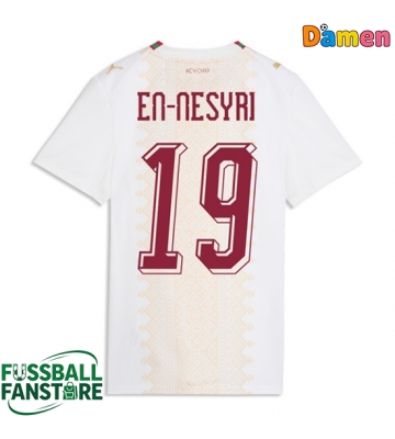 Marokko Youssef En-Nesyri #19 Replik Auswärtstrikot Damen WM 2026 Kurzarm